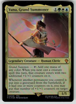 Yuna, Grand Summoner Foil Mythic Commander: FINAL FANTASY 8 MTG Near Mint 2025 - Image 1