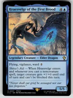 Hraesvelgr of the First Brood Rare Commander: FINAL FANTASY 37 MTG NM 2025 - Image 1