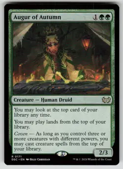 Augur of Autumn Rare Commander: Duskmourn: House of Horror 171 MTG NM 2024 - Image 1