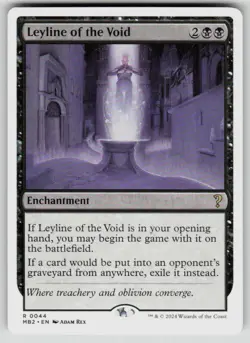 Leyline of the Void (White Border) Rare Mystery Booster 2 44 MTG Near Mint 2024 - Image 1