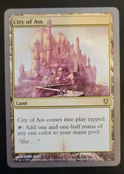 City of Ass Unhinged NM-/LP MTG Magic the Gathering - Image 1