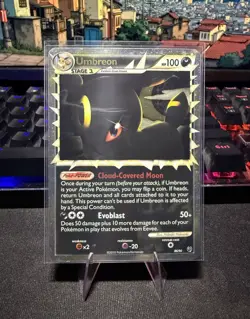 Pokemon TCG Umbreon Prime Undaunted Holo Rare 86/90 2010 Near Mint - Image 1