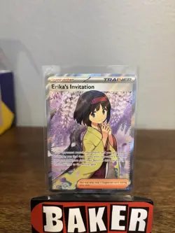 Erika's Invitation #196/165 Trainer Scarlet & Violet 151 FullArt Pokemon TCG B - Image 1