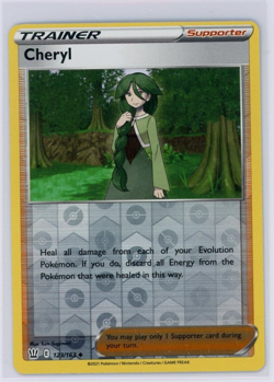 Pokemon TCG Cheryl 123/163 Battle Styles Reverse Holo Uncommon - Image 1