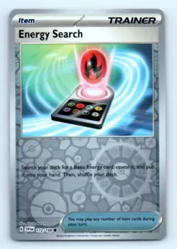 Pokemon TCG Energy Search Scarlet Violet Base Set 172/198 Reverse Holo Common P1 - Image 1