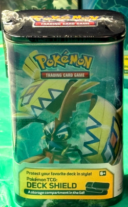 Pokemon 2017 Sun & Moon / Tapu Lele / Box Elite Trainer Deck Shield Tin Booster - Image 1