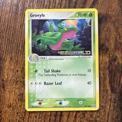 Pokemon TCG 2005 Grovyle 28/106 Ex Emerald Reverse Holo Vintage - Image 1