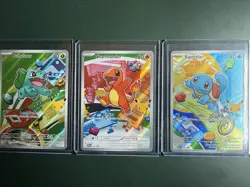 Pokemon TCG First Partner Illustration Collection, Series 1 Kanto GEN 1 Starters - Image 1