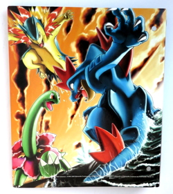 Pokemon 2005 Ho-oh vs Lugia Pokemon Center Binder VG+ Condition used - Image 2