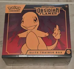 BRAND NEW SEALED Pokemon S&V Scarlet & Violet Obsidian Flames ETB Box NO TEARS - Image 1