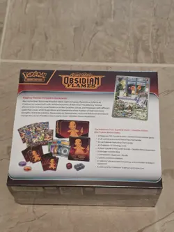 BRAND NEW SEALED Pokemon S&V Scarlet & Violet Obsidian Flames ETB Box NO TEARS - Image 4