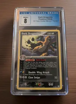 2004 Pokemon EX Dark Dragonite CGC 8 - Image 1