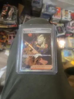 Pokemon Boss's Orders 265/193 Sv02: Paldea Evolved Trainer Ghetsis Full Art Holo - Image 1