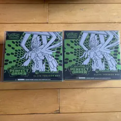 Pokemon Center ETB Perfect Order Set of 2 Mega Evolution Brand New Sealed - Image 1