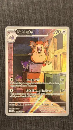 Raticate 99/88 Illustration Rare Pokemon Perfect Order ME03 NM - Free Shipping - Image 1
