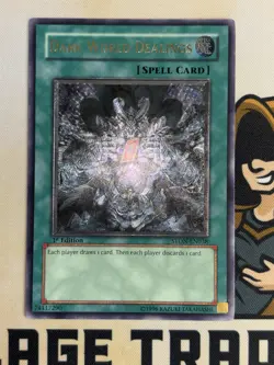 Dark World Dealings STON-EN038 Ultimate Rare 1st Edition YuGiOh! NM - Image 4