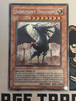 Judgment Dragon LODT-EN026 Unlimited Secret Rare YuGiOh! LP OG PRINT - Image 2