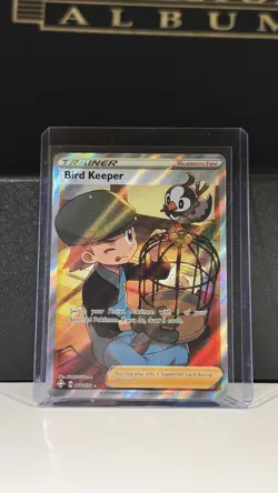 Pokemon Card Bird Keeper 066/072 Shining Fates Ultra Rare Trainer NM - Image 1