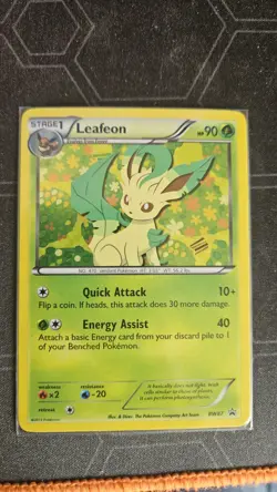 Leafeon BW87 Promo Rare Holo Pokemon Card NM - Image 1