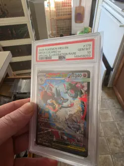 Mega Lucario ex PSA 10 English Pokemon Card 179 SIR 2025 Mega Evolution - Image 3