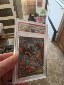 Mega Lucario ex PSA 10 English Pokemon Card 179 SIR 2025 Mega Evolution - Image 4