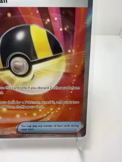 English ASCEn Ultra Ball 264/217 Full Art Ultra Rare Trainer Pokemon Card 2026 - Image 5