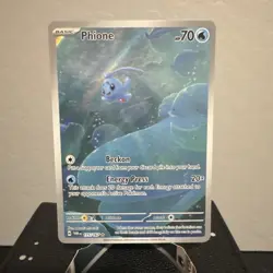 Phione 175/167 Sv06: Twilight Masquerade Illustration Rare Holo Pokemon Card - Image 1