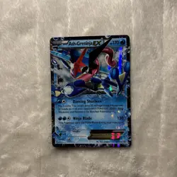 Pokemon TCG Ash-Greninja EX Black Star Promo Holo Card Ultra Rare XY133 - Image 1