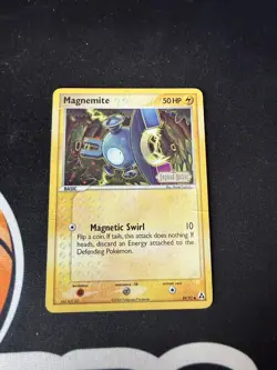 Pokemon Card - Magnemite Legend Maker Stamped 59/92 Common Reverse Holo - Image 1