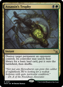 Assassin's Trophy [Murders at Karlov Manor] Foil Near Mint - Image 1