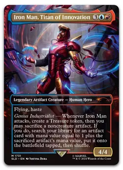 Iron Man, Titan of Innovation #1731 (NM) Secret Lair Drop SLD Magic MTG - Image 1