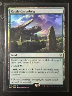 MTG Castle Garenbrig Throne of Eldraine Foil - Image 1