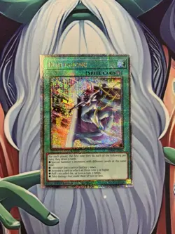 Yugioh/ Dueltaining/ Quarter Century Secret Rare/ RA04/ 1st Edition/ Mint - Image 1