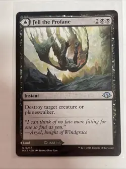MTG Fell the Profane Modern Horizons 3 #244 Uncommon - Image 1