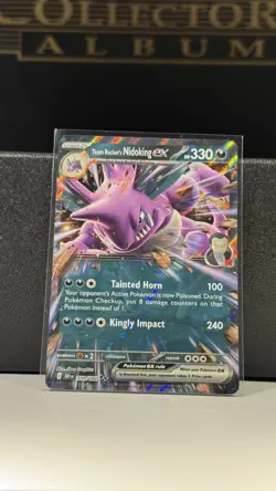 Team Rocket's Nidoking ex - 119/182 DRI 119/182 Pokemon SV10: Destined Rivals... - Image 1