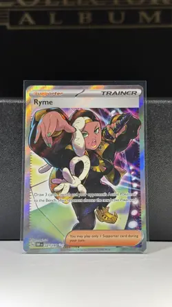 Ryme 221/197 Pokemon TCG Scarlet & Violet Obsidian Flames Full Art - Image 1
