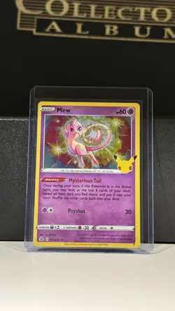 Pokemon TCG Mew 11/25 25th Anniversary Celebrations Holo - Image 1