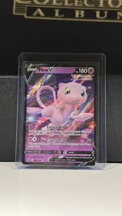 Mew V 060/159 Holo V Rare Crown Zenith Pokemon - Image 1