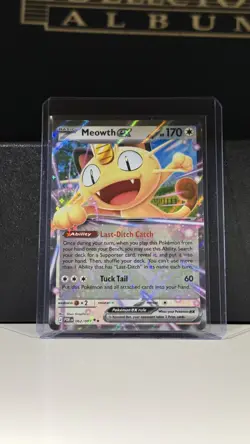 Pokemon TCG Meowth Ex 062/088 Perfect Order Double Rare - Image 1