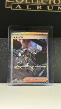 Pokemon TCG Giacomo Holo Card 267/193 Sv02: Paldea Evolved - Image 1