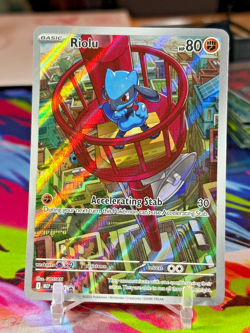 Pokemon TCG Mega Evolution RIOLU 010 **BLACK STAR PROMO - Image 1