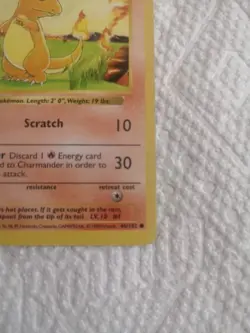 Pokemon Pokemon Base Set (Shadowless) Charmander 46/102 - Image 3