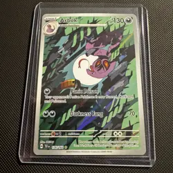 Pokemon TCG Temporal Forces #176/162 Arbok Illustration Rare - Image 1