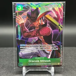 Dracule Mihawk ST12-003 SR Illustration Box Vol 4 SEALED Promo One Piece Card - Image 1