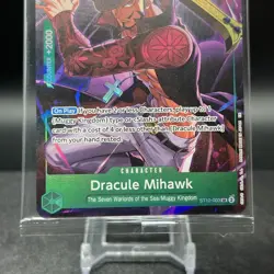 Dracule Mihawk ST12-003 SR Illustration Box Vol 4 SEALED Promo One Piece Card - Image 2
