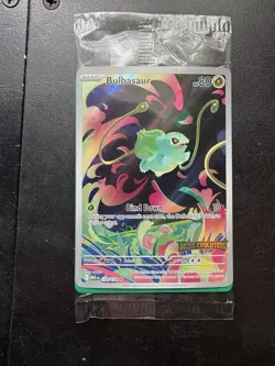 SEALED Pokemon TCG Bulbasaur 133/132 STAMPED Mega Evolutions Promo Card NM - Image 1