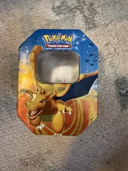 Pokemon Card 2009 Tin With Charizard Garchomp And Rayquaza - Image 1