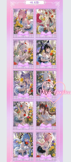 2025 New Yika Creation Floating Dream Vol.1 Anime Waifu CCG Cards - Image 4