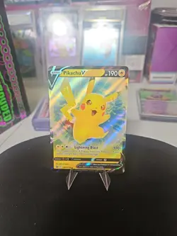 Pikachu V SWSH198 SWSH: Sword & Shield Promo Cards Holo Pokemon Tcg - Image 3