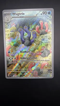 Wugtrio 224/091 — Near Mint — Paldean Fates — Illustration Rare Pokemon Card - Image 2